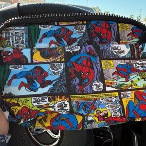 Marvel Spider-Man Comic Toiletry Bag - Red/Blue/Yellow